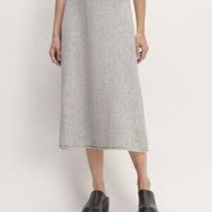 Club Monaco Gray Midi Skirt